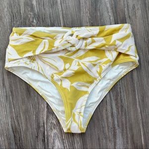 NWT L*SPACE High Waist Lana Floral Bikini Bottom